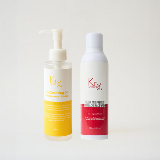 KrX Aesthetics Korean Anti-Acne Double Cleanse Duo | Mystic Beauty & Skincare