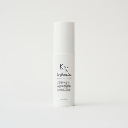 KrX Bioherb Derma Plus Galvanic Spicule Therapy pump bottle for liquid microneedling and skin resurfacing