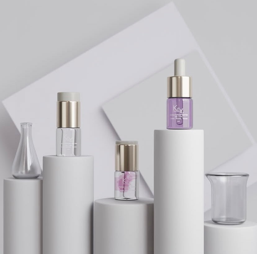 Korean skincare solution for dull, sensitive skin: KrX Biophase Night Peel kit featuring gentle PHA and LHA for at-home glass skin results.
