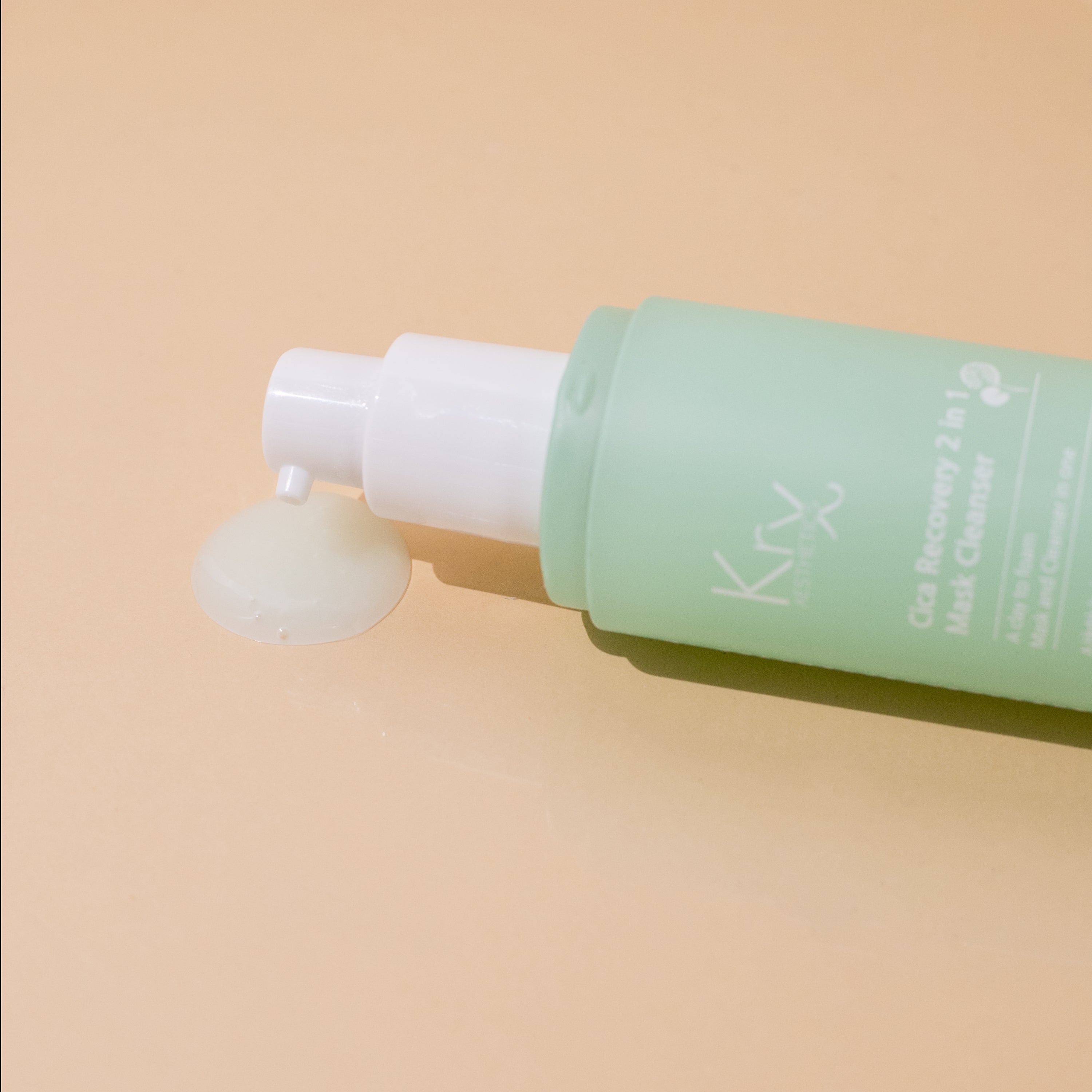 Korean Cica Oxygen Foam Cleanser & Recovery Mask | KrX Aesthetics