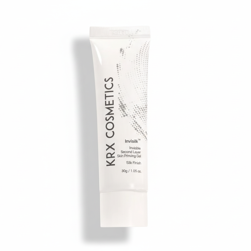 KrX Aesthetics KrX Invisilk Invisible Priming Gel lightweight pore-blurring makeup primer for all skin types