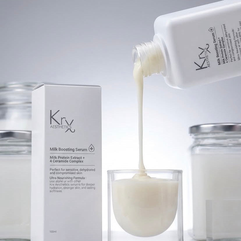 KrX Milk Boosting Serum | Professional Korean Glass Skincare