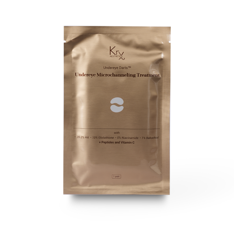 Korean microchanneling under-eye dart patch treatment