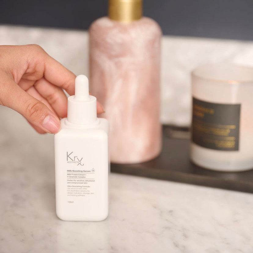 KrX Milk Boosting Serum | Professional Korean Glass Skincare