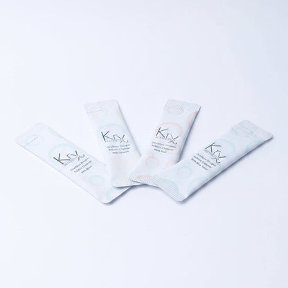 KrX OxyGlow Bubble Cleanser sachets bundle featuring Korean oxygen cleansers for brightening, detoxing, and soothing.