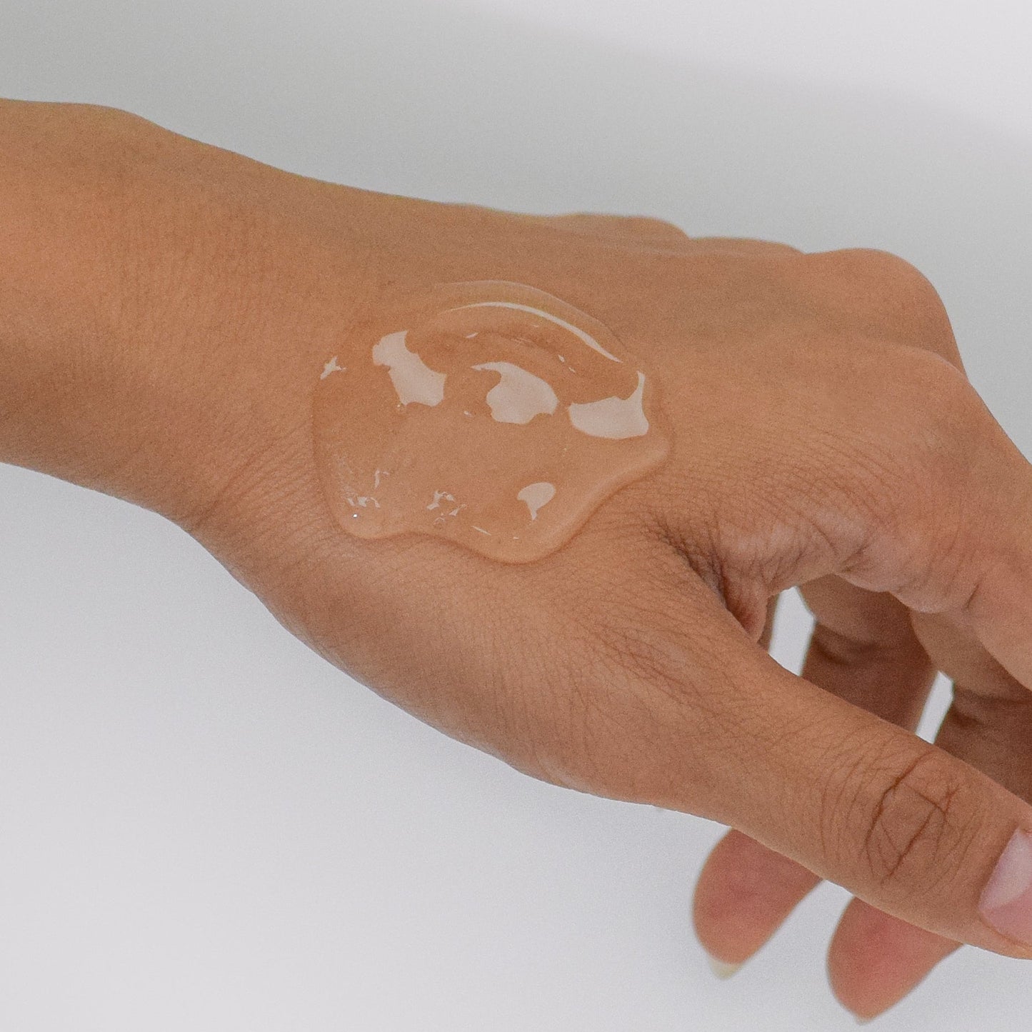 Rich moisturizing gel lather of KrX Aesthetics Korean probiotic cleanser.