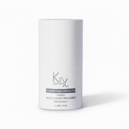 Full-size KrX Youthplex Face Lift Serum; a needle-free 'Botox in a bottle' solution that solves forehead wrinkles and expression lines using high-concentration Acetyl Hexapeptide-8