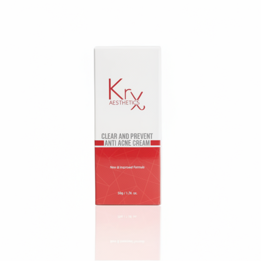 KrX Aesthetics Korean acne moisturizer for oily skin
