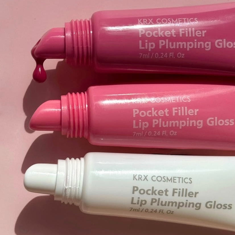 Close-up of the non-sticky, pigment-rich Pink Pocket Filler; a professional k-beauty alternative to lip fillers that provides a natural, youthful pout.