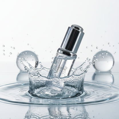 The 4-ingredient formula of NeoGenesis Beta-Glucan Serum; a minimalist solution that solves "reactive-stinging" by excluding all fragrances and fillers, providing a safe, concentrated environment for barrier restoration.