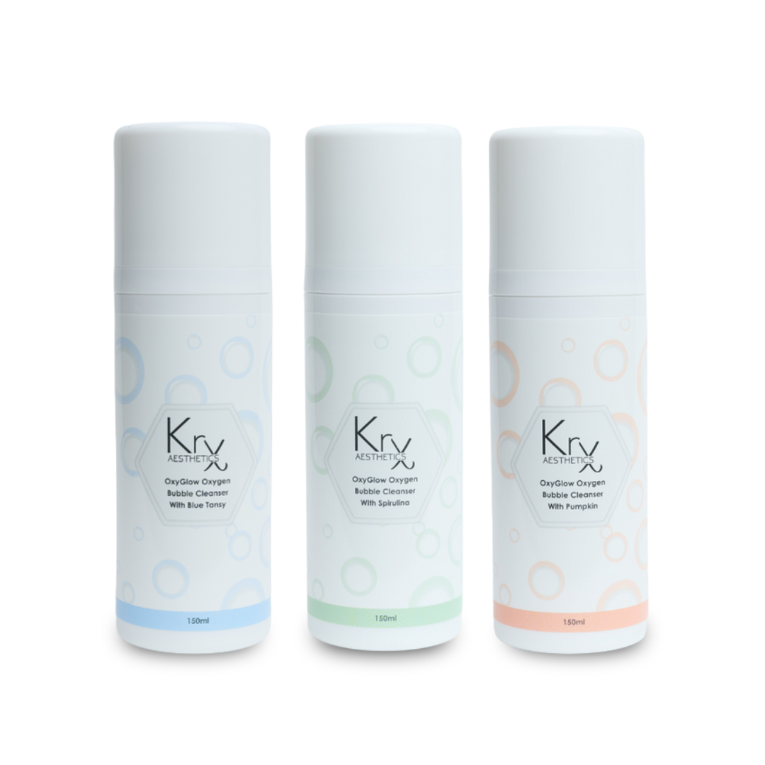 KrX bubble cleanser collection for all skin types | MYSTIC BEAUTY & SKINCARE