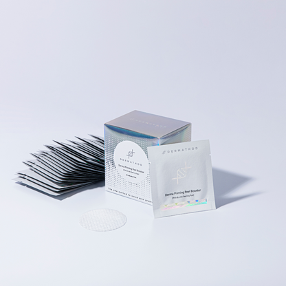 Dermathod Priming Peel Booster Pads, a gentle Korean exfoliating toner pad for brightening and resurfacing.