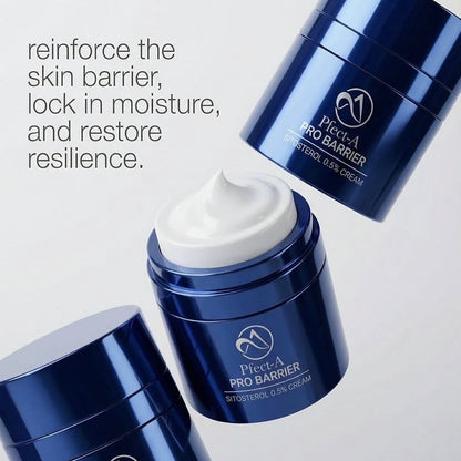 Non-greasy, breathable texture of Pfect-A Pro Barrier moisturizer for deep hydration and lipid replenishment.