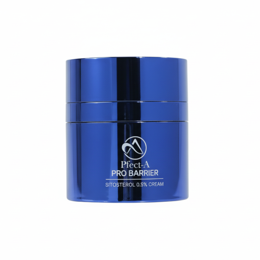 Pfect-A Pro Barrier Sitosterol 0.5% Cream professional Korean moisturizer for soothing irritated skin.