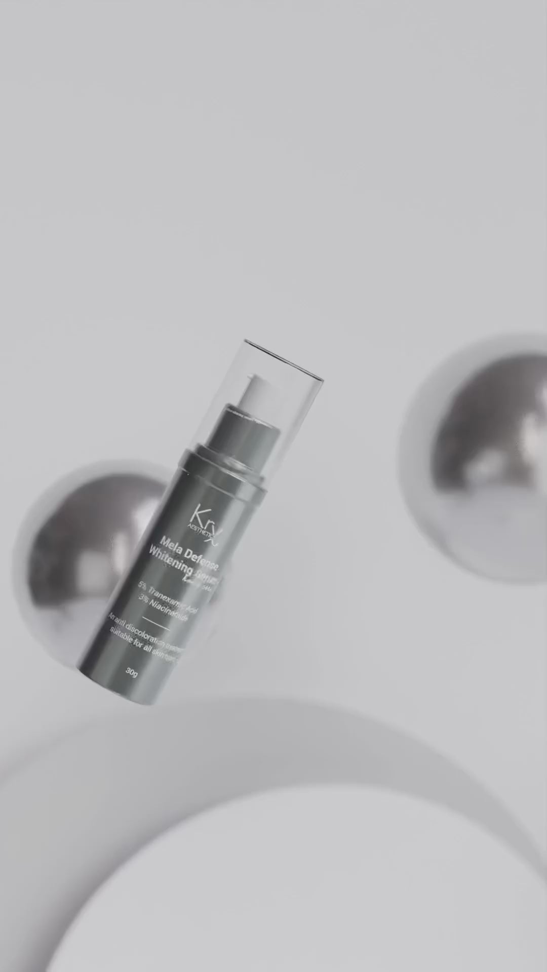Achieving a clear, radiant glow on all skin tones with KrX Mela Défense, a pro-grade Korean serum that targets dark spots and sun damage while maintaining skin health.