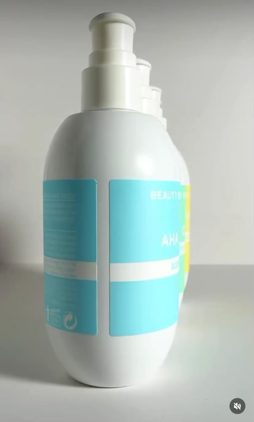 Experience facial-grade body care: A video showcase of the Beauty Body Factorie lotions, demonstrating the fast-absorbing, non-greasy textures of our clinical Cica and Vitamin-rich formulas.