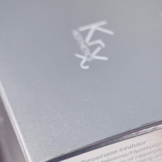 KrX Mela Defense featuring RiFerm-NPG™ (Fermented Rice Water); a traditional Korean antioxidant that enhances skin radiance and softens texture during brightening treatments.