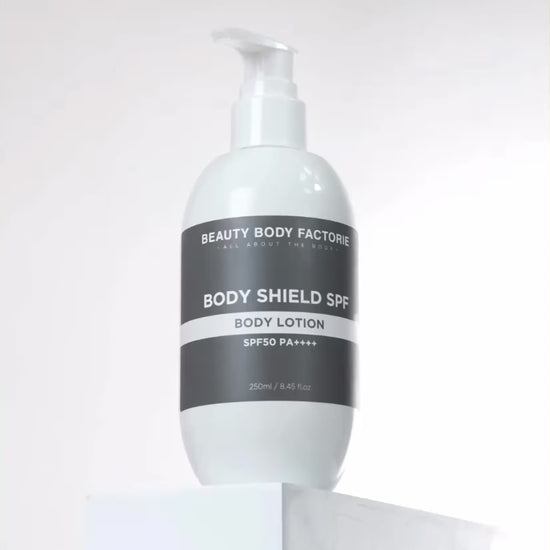 Watch the Body Shield SPF 50 absorb in seconds; a demonstration of the "invisible finish" Korean skincare technology that makes daily full-body sun protection feel like a luxury moisturizer.