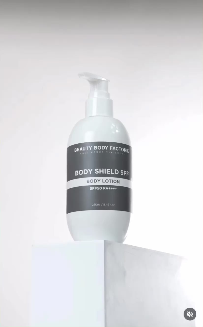 Watch the Body Shield SPF 50 absorb in seconds; a demonstration of the "invisible finish" Korean skincare technology that makes daily full-body sun protection feel like a luxury moisturizer.