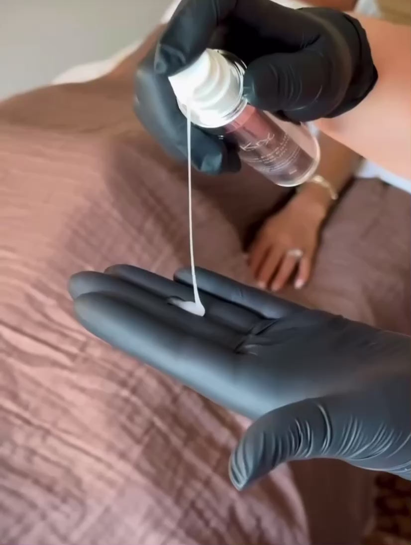 KrX Aesthetics hydrating and plumping collagen serum ideal for dull, tired, or aging skin types.