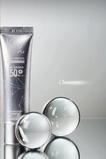 KrX Korean Sunscreen infused with Centella Asiatica and Calendula; a professional-grade solution that solves post-procedure inflammation by calming the skin while providing a physical barrier against UVA/UVB rays.