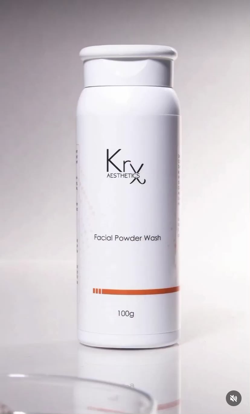 KrX Cocoa Facial Powder Wash | Brightening Enzyme Cleanser