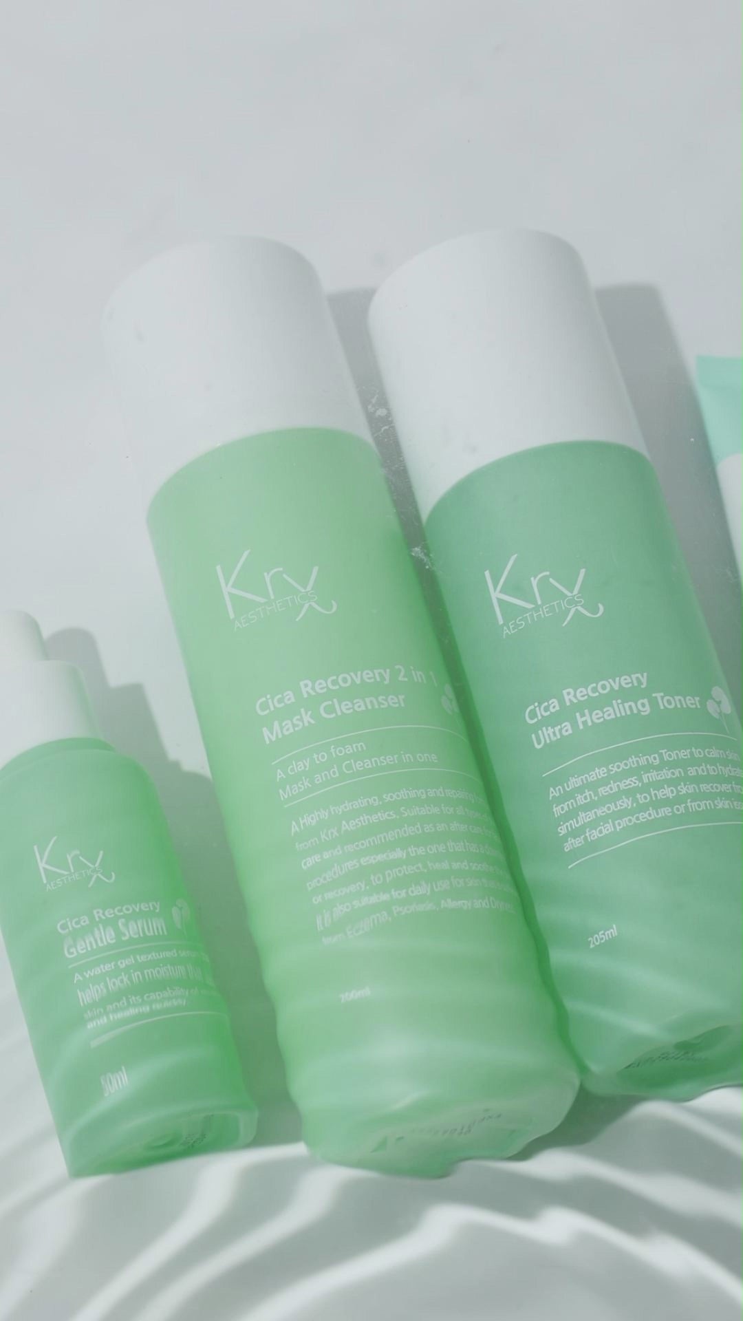 Your skin’s reset button: The KrX Cica Recovery Deluxe Bundle for a calm, resilient, and hydrated complexion—the perfect K-beauty routine for a healthy glass-skin glow.