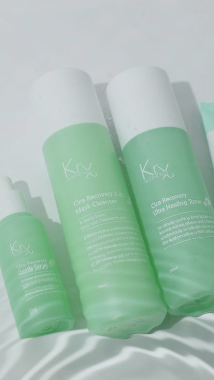 Your skin’s reset button: The KrX Cica Recovery Deluxe Bundle for a calm, resilient, and hydrated complexion—the perfect K-beauty routine for a healthy glass-skin glow.