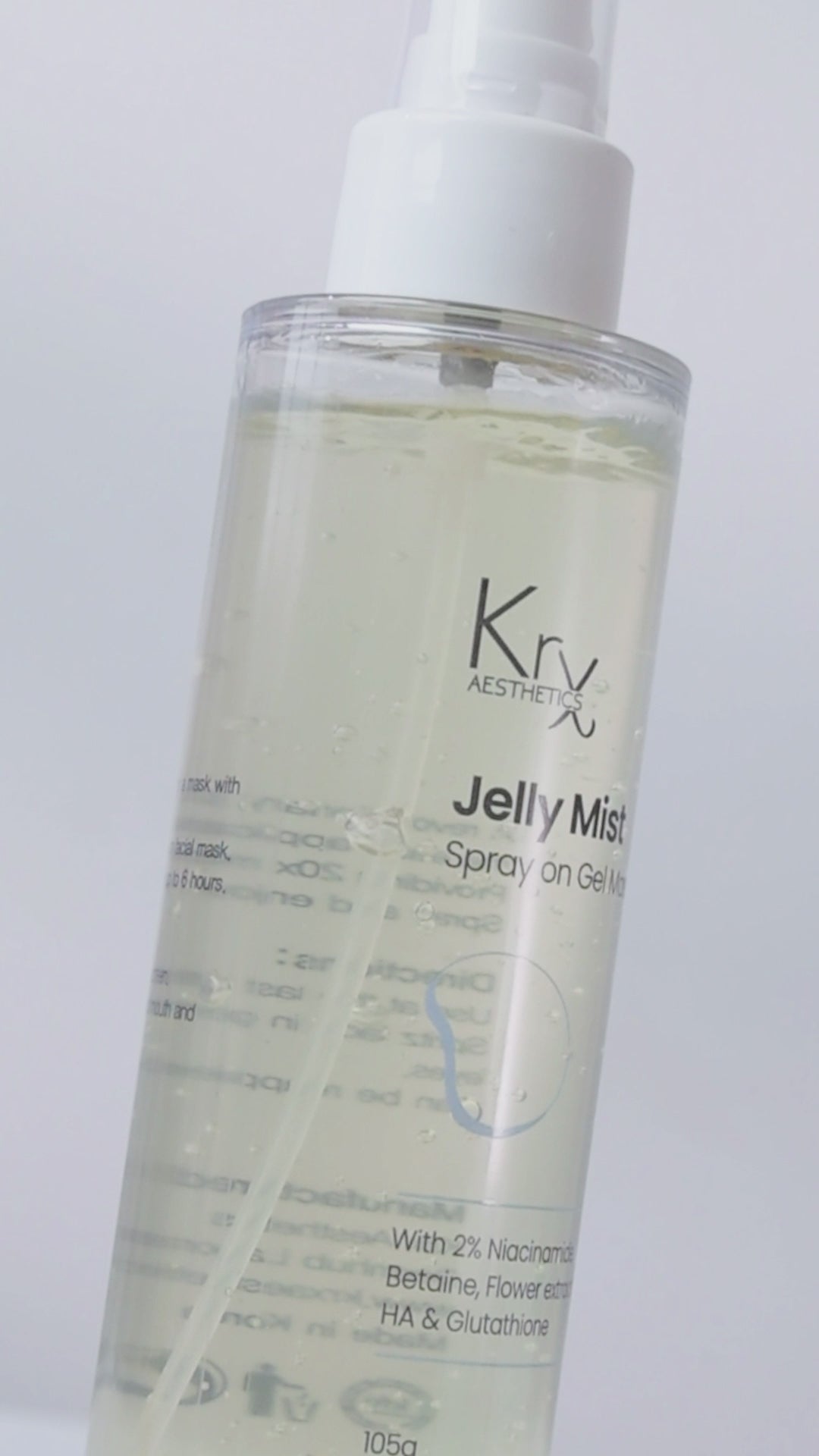 KrX Jelly Mist – Korean Spray On Gel Mask for Hydration & Glow