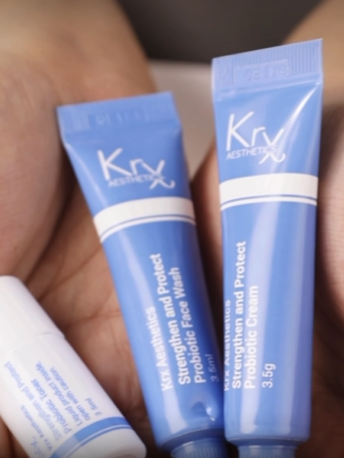 Calming probiotic Korean skincare product line