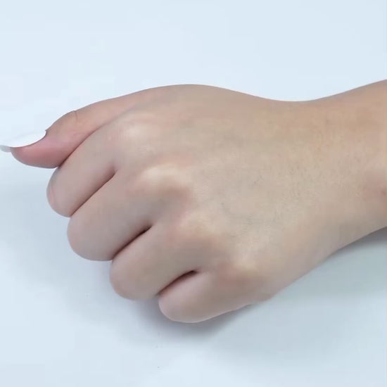 Video showing the rich, milky texture of KrX Essence Cream Pads; the perfect non-exfoliating Korean toner alternative for sensitive skin that needs deep hydration instead of resurfacing.