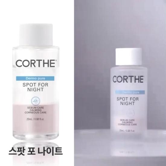 Zero-cross-contamination acne care: Applying the Corthe Spot For The Night with medical-grade cotton swabs to keep the formula sterile and your breakouts protected.