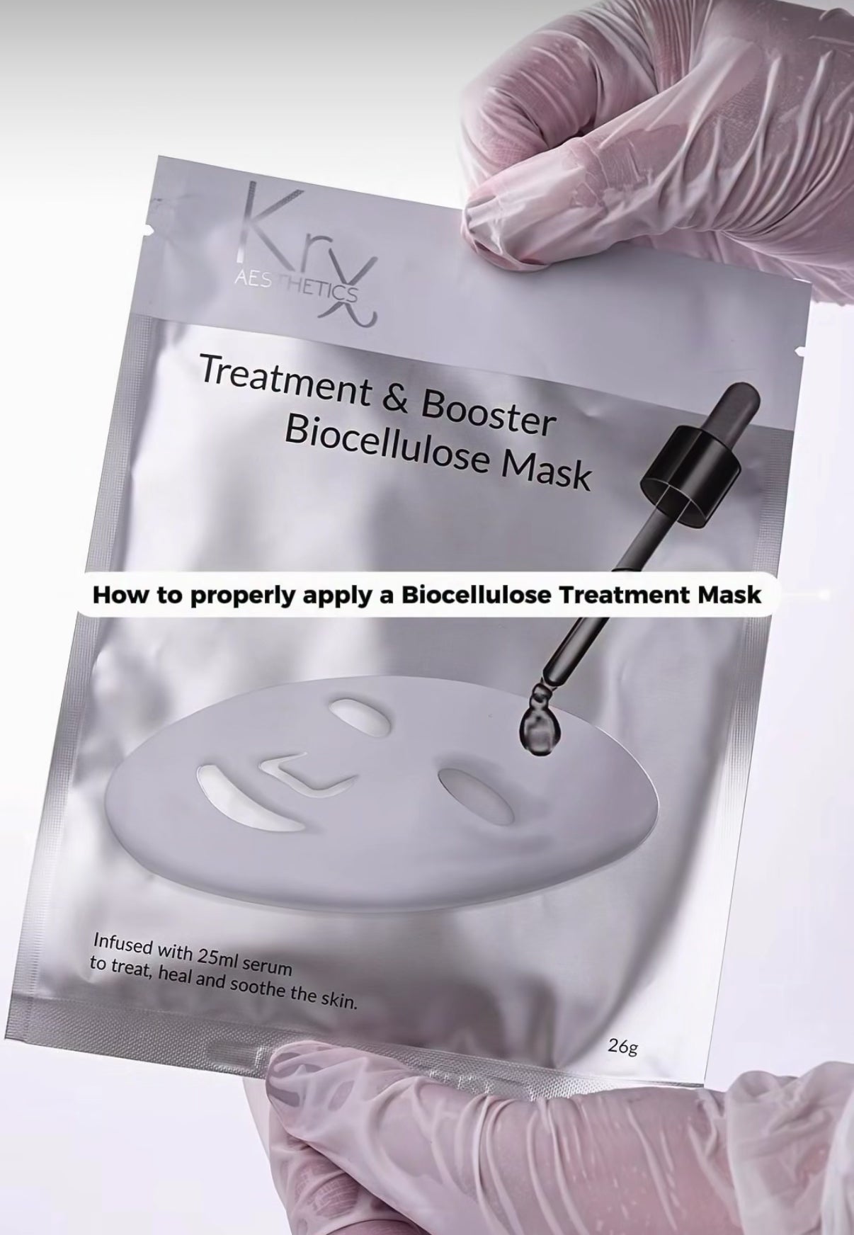KrX Biocellulose Mask | Post-Procedure Recovery & Cooling – Mystic