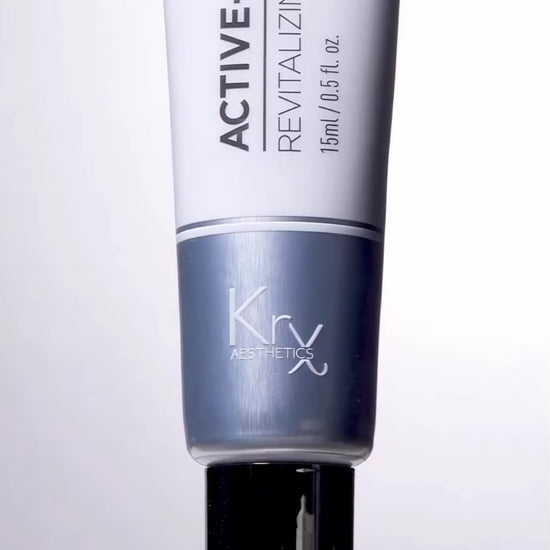 Anti-aging eye treatment: KrX Active 31 philosophy for smoothing crow’s feet and fine lines using Adenosine and Hydrolyzed Elastin.