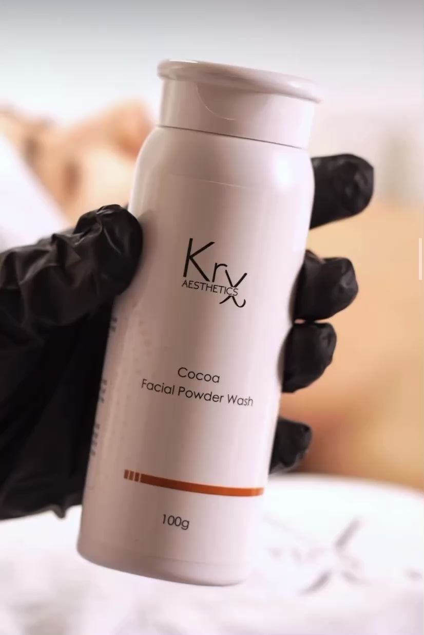 C+クリアセラム & SHIKKOKU MINERAL POWDER WASH KrX Cocoa Facial Powder Wash | Brightening Enzyme Cleanser