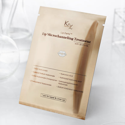 The ultimate pre-event lip prep: KrX Aesthetics Lip Darts+ provide a visible "wow factor" by plumping and smoothing lips without the downtime of traditional fillers.