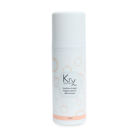 KrX Aesthetics Korean pumpkin bubble cleanser for brightening exfoliation | MYSTIC BEAUTY