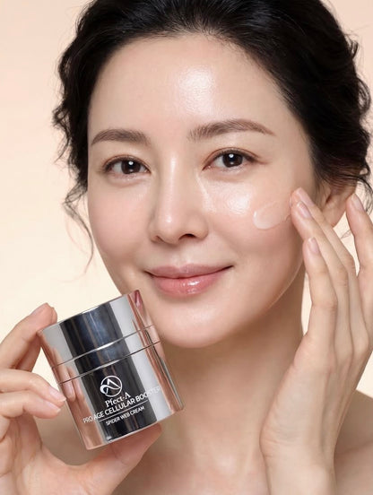 Pfect-A Spider Web Cream, a lightweight yet intensive moisturizer that uses Sodium DNA and Hyaluronic Acid to plump and revitalize dull, fatigued skin.