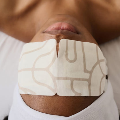 Self-warming thermal eye mask for tired eyes