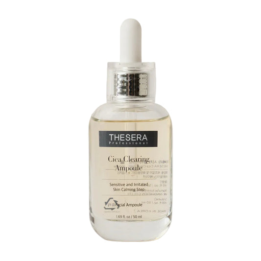 Thesera Cica Clearing Ampoule 50ml, clinical grade Korean Centella serum for acne prone skin with fast USA shipping