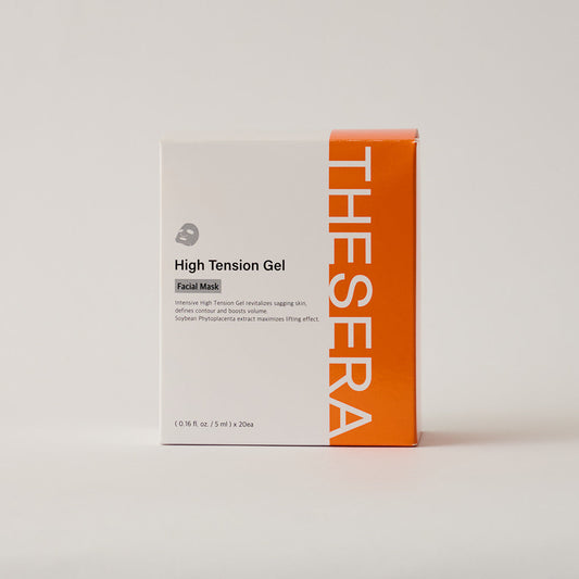 Thesera High Tension Gel Mask 20-pack box for skin firming and face lifting Korean skincare treatment