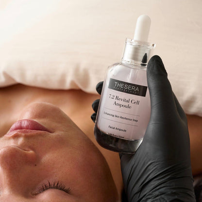 Professional Korean skin care Thesera 7.2 Revital Cell Ampoule to improve skin density and elasticity.
