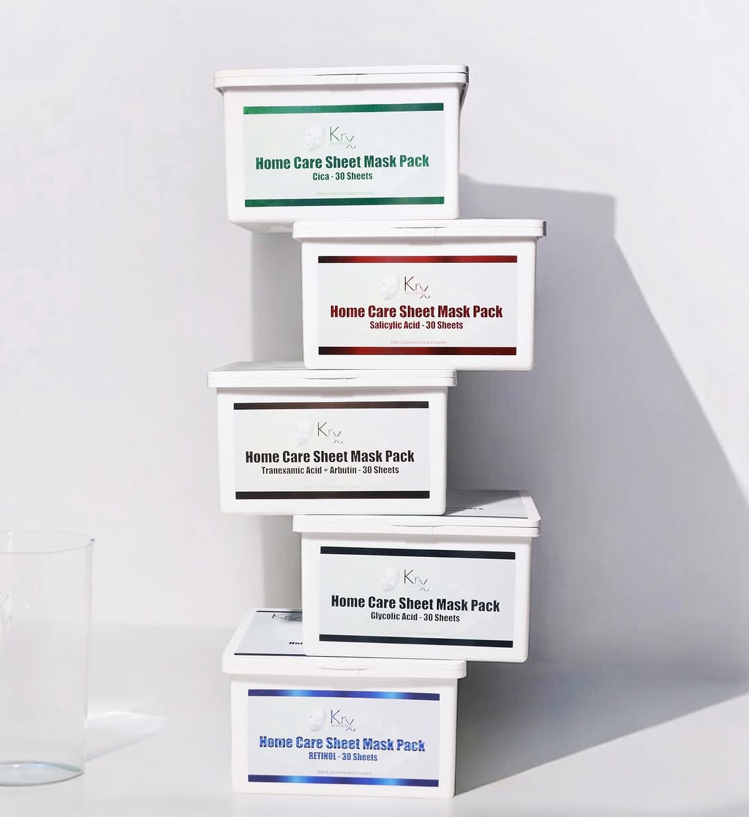 KrX Tranexamic + Arbutin Mask, a professional brightening solution that solves the problem of "stagnant" dark spots by blocking the enzymes responsible for blemish-related discoloration.