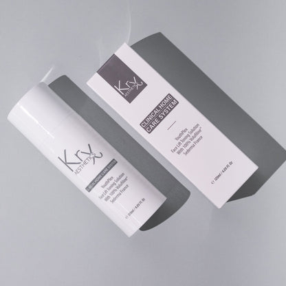 KrX Youthplex Korean Face Lift Toner with a Botox-like smoothing effect; an injectable-alternative solution that solves "dynamic wrinkles" using Acetyl Hexapeptide-8 to relax facial tension and instantly soften the look of forehead and eye lines.